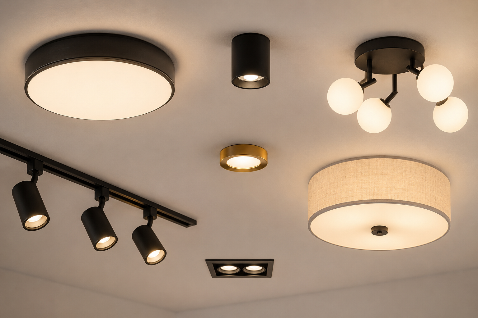 Éclairages de plafond